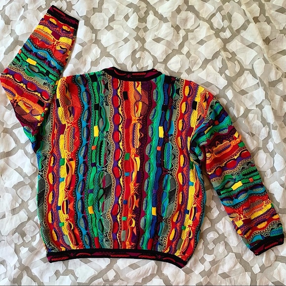 ❌SOLD❌ Vintage COOGI Sweater Kaleidoscope Colors NWOT - Picture 14 of 16